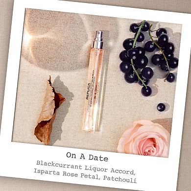 REPLICA' On A Date Eau de Toilette Travel Spray with Rose & Black Currant