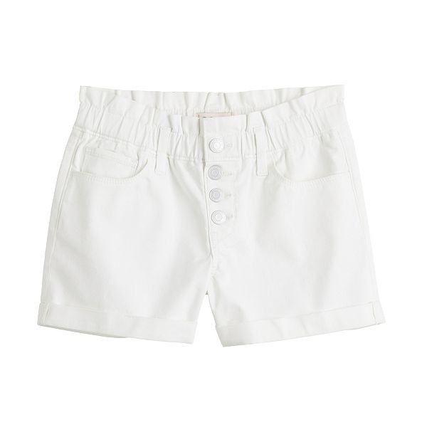 Kohls white shorts deals