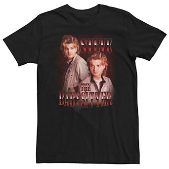 Big & Tall Netflix Stranger Things Steve The Babysitter Guy Tee