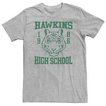 Big & Tall Netflix Stranger Things Hawkins 1986 High School Tee
