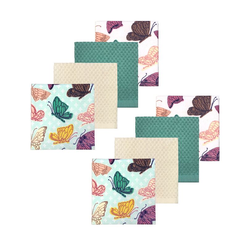 Celebrate Together Spring Butterfly Dishcloth 8-pk., Turquoise/Blue, DCLTHM