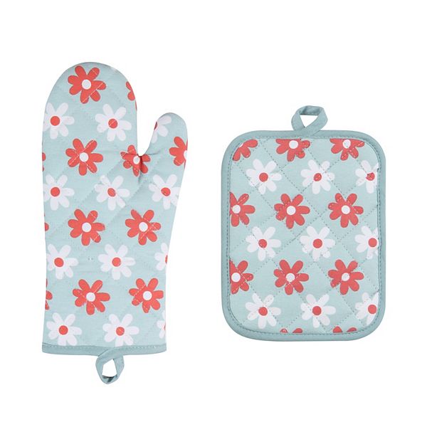 Celebrate Together™ Spring Daisy Oven Mitt & Pot Holder Set