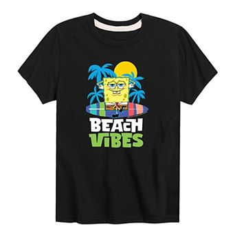 Boys 8-20 Spongebob Beach Vibes Surf Graphic Tee