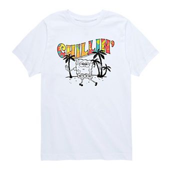 Boys 8-20 Spongebob Tie Dye Chillin Graphic Tee