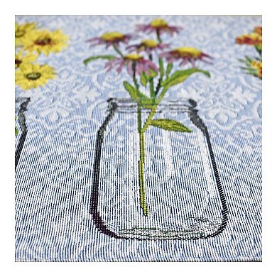 Celebrate Together™ Spring Mason Jar Flowers Table Runner - 36"
