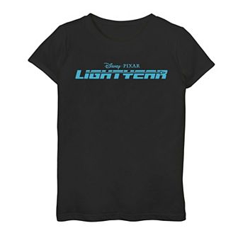 Disney's Buzz Lightyear Girls 7-16 Blue Logo Graphic Tee