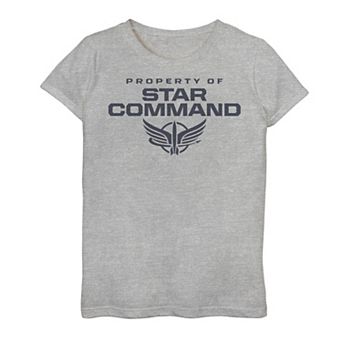 Disney's Buzz Lightyear Girls 7-16 "Property Of Star Command" Logo Graphic Tee