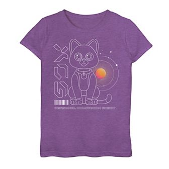 Disney's Buzz Lightyear Girls 7-16 Robot Sox Barcode Sketch Graphic Tee
