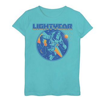 Disney's Buzz Lightyear Girls 7-16 Round Lightyear Sketch Graphic Tee