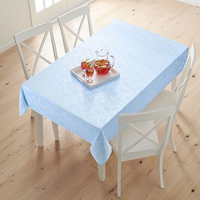 Celebrate Together™ Spring Blue Floral Jacquard Tablecloth