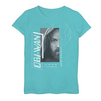 Girls 7-16 Star Wars Obi-Wan Kenobi Jedi Knight With Logo Graphic Tee