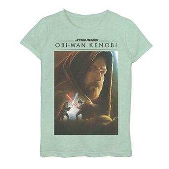 Girls 7-16 Star Wars Obi-Wan Kenobi Memories Of Mustafar Oil Paint Graphic Tee