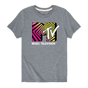 Boys 8-20 MTV Classic Logo Optical Graphic Tee
