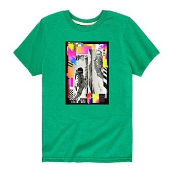 Boys 8-20 MTV Logo Geo Moon Person Graphic Tee