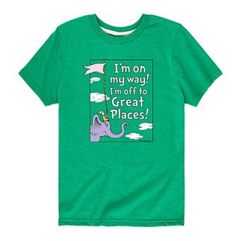 Boys 8-20 Dr. Seuss Off To Great Places Graphic Tee