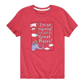 Boys 8-20 Dr. Seuss Off To Great Places Graphic Tee