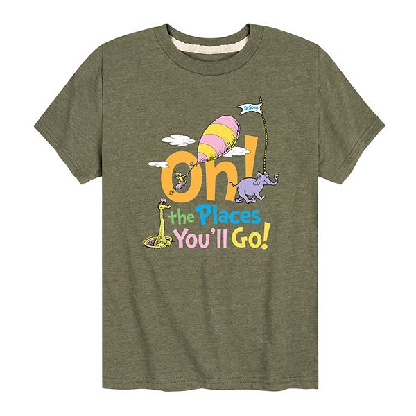 Boys 8-20 Dr. Seuss The Places You'll Go Graphic Tee