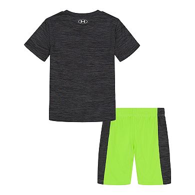 Baby & Toddler Boy Under Armour Big Logo Tee & Shorts Set