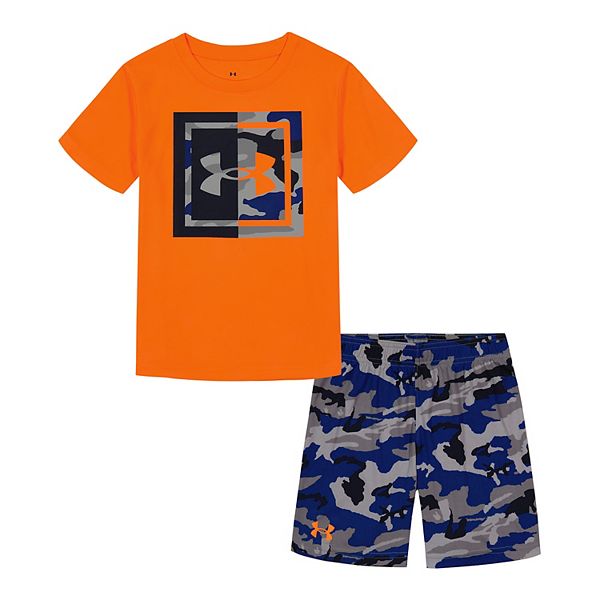 Baby & Toddler Boy Under Armour Woodland Camo Tee & Shorts Set