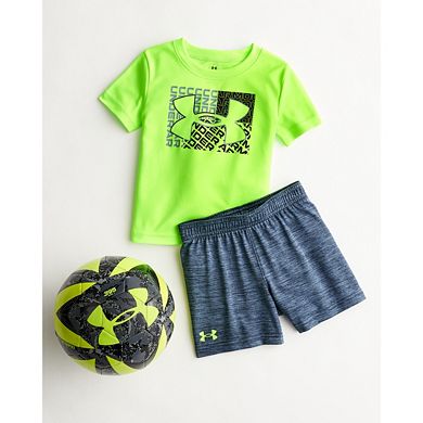 Baby & Toddler Boy Under Armour Logo Tee & Shorts Set