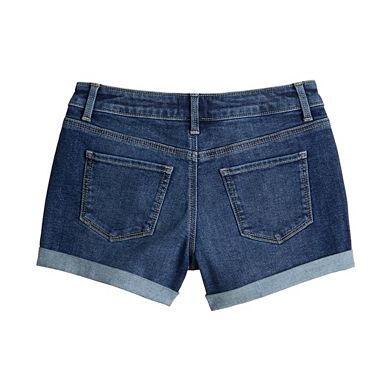 Girls 6-20 SO® Midrise Jean Shortie Shorts in Regular & Plus Size