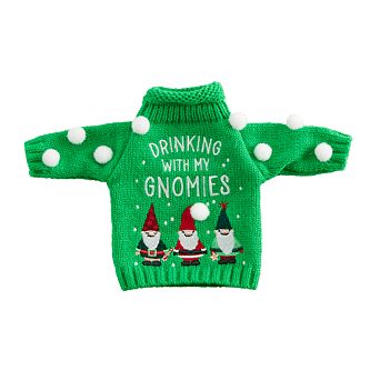 Design Clique Gnomes Wine Sweater