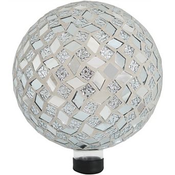 Sunnydaze Mosaic Glass Gazing Globe - 10"
