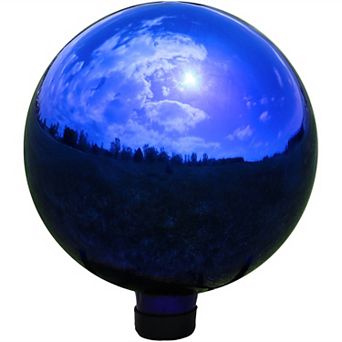 Sunnydaze Mirrored Surface Gazing Globe - 10 in