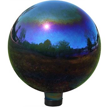 Sunnydaze Mirrored Surface Gazing Globe - 10 in