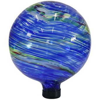 Sunnydaze Gazing Globe Glass Garden Ball - 10" Diameter