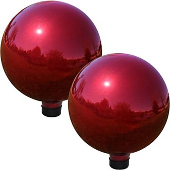 Sunnydaze Mirrored Surface Gazing Globe - 10 in