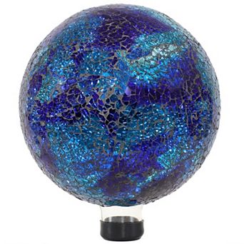 Sunnydaze Mosaic Glass Gazing Globe - 10"