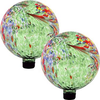 Sunnydaze Gazing Globe Glass Garden Ball - 10" Diameter