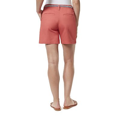 Women's Gloria Vanderbilt Belted Trouser Shorts