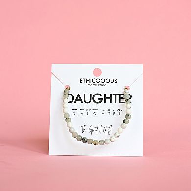 Ethic Goods Daughter Morse Code Bracelet