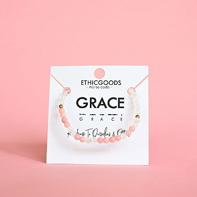Ethic Goods Grace Morse Code Bracelet