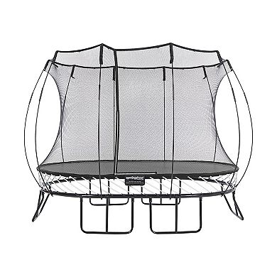 Springfree Outdoor 8 x 13 Ft Trampoline, Enclosure, Hoop Game, and Step Ladder