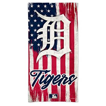 WinCraft Detroit Tigers 60'' x 30'' Patriotic Spectra Beach Towel