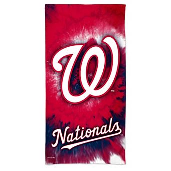 WinCraft Washington Nationals 60'' x 30'' Tie-Dye Spectra Beach Towel