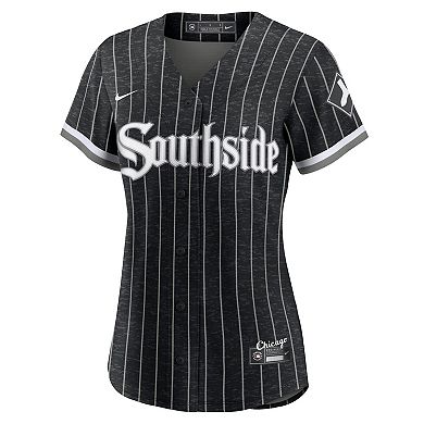 Women's Nike Black/Anthracite Chicago White Sox 2021 City Connect Replica Jersey