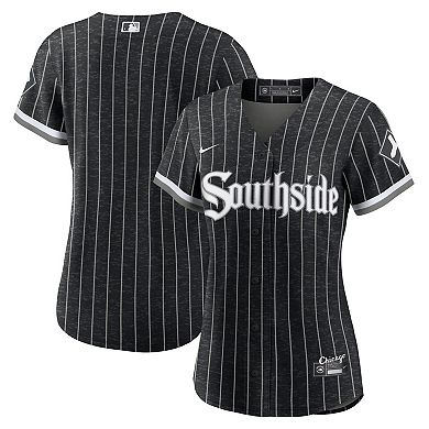 Women's Nike Black/Anthracite Chicago White Sox 2021 City Connect Replica Jersey