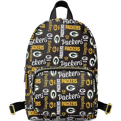 Youth FOCO Black Green Bay Packers Repeat Brooklyn Mini Backpack