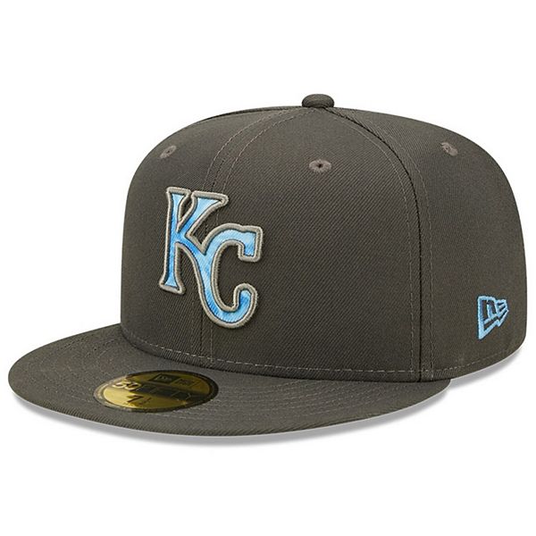 Kansas City Royals New Era 2022 Father's Day 39THIRTY Flex Hat - Graphite