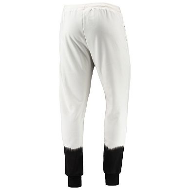 Men's Oatmeal Brooklyn Nets Double Dribble Tie-Dye Fleece Jogger Pants