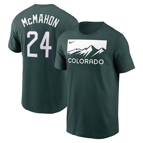 Nike Youth Colorado Rockies Ryan McMahon # 24 2022 City Connect T