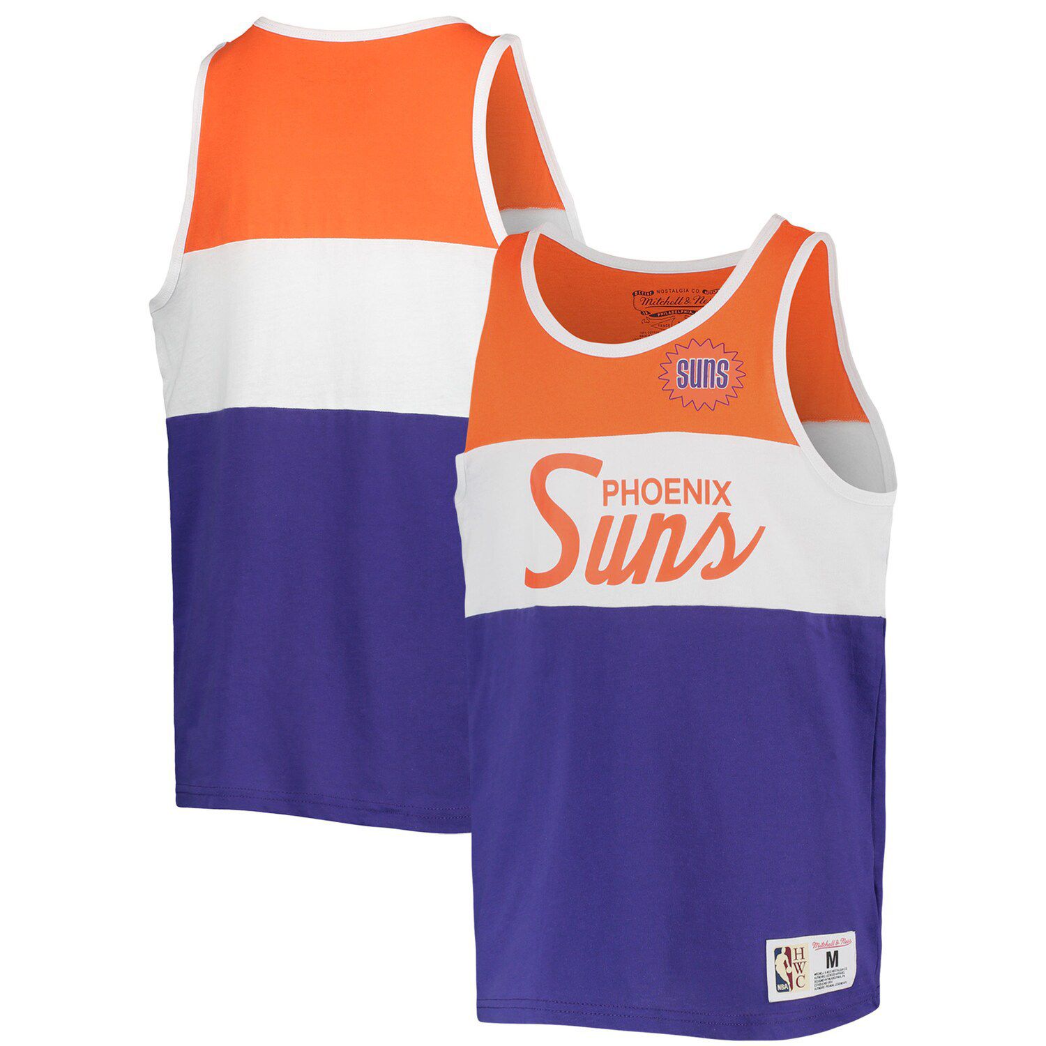 Mitchell & Ness Phoenix Suns Script Snapback Hat - Hardwood Classics, Black/Purple, Adjustable - View #11