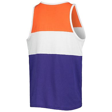 Youth Mitchell & Ness Purple/Orange Phoenix Suns Hardwood Classics Special Script Tank Top