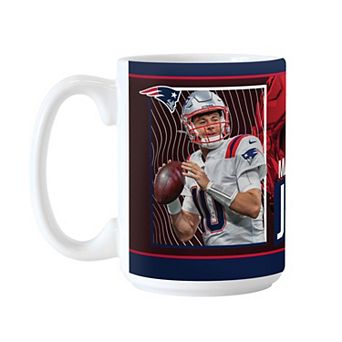 Mac Jones New England Patriots 15oz. Player Mug