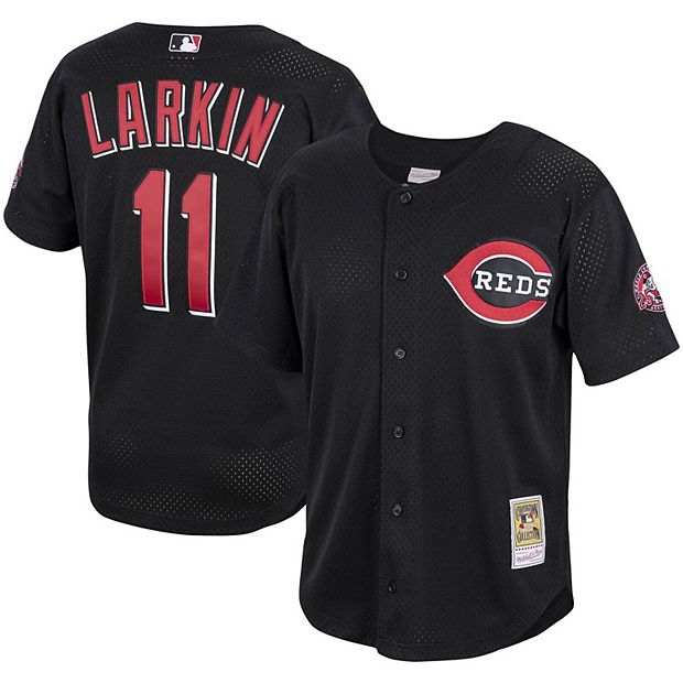 Barry Larkin Cincinnati Reds Mitchell & Ness Youth Cooperstown