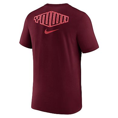 Men's Nike Burgundy Liverpool Team Voice T-Shirt